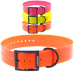 COLLIER CANIHUNT XTREME Polyuréthane 3.8 x 0.25 x 70 cm Boucle Double ORANGE