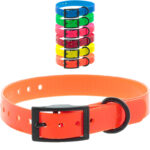 COLLIER CANIHUNT XTREME Polyuréthane 2.5 x 0.25 x 65 cm Boucle Double ORANGE