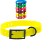 COLLIER CANIHUNT XTREME Polyuréthane 2.5 x 0.25 x 65 cm Boucle Double JAUNE