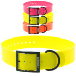 COLLIER CANIHUNT XTREME Polyuréthane 3.8 x 0.25 x 70 cm Boucle Double JAUNE