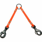 Accouple 2 chiens X-TREME orange