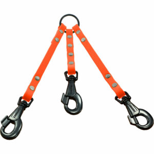 Accouple 3 chiens X-TREME orange 30cm