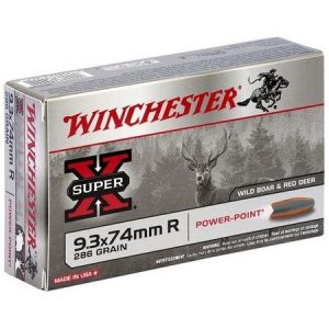 BALLE WINCHESTER POWER POINT 9.3x74R 286GRAIN 18.5G