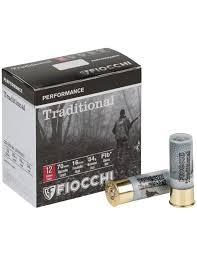 CARTOUCHE FIOCCHI TRADITIONAL DISPERSANTE 12/70MM 34GR  PLOMB DE 7