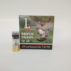 CARTOUCHE ALG BRONZE PIGEON 38G CAL 12/70 PLOMB 5.5 BIOR
