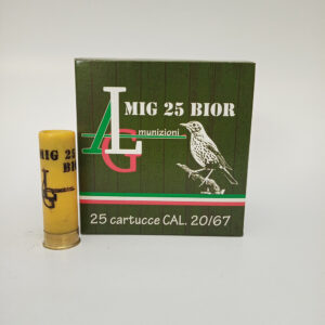 CARTOUCHES ALG MIG 25G BIOR CAL 20/67 PLOMB 10