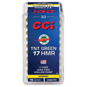 BALLE  CCI TNT 17 HMR 17GRAINS