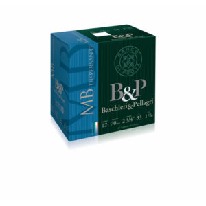 CARTOUCHES B&P MB DISPERANTE CAL 12/70 33GR PLOMB Ø9