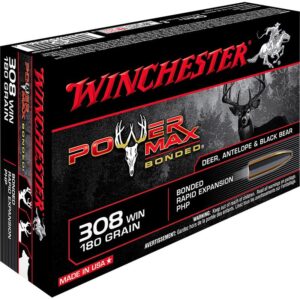 BALLES WINCHESTER POWER MAX BONDED CAL. .308 WIN 180GR