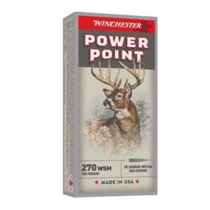 balles WINCHESTER POWER POINT CAL. .270 WSM 150GR