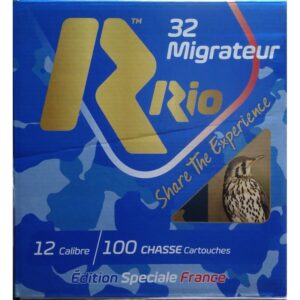 PACK 100 CARTOUCHES RIO MIGRATEUR 32 CAL 12/70 32GR