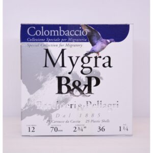CART. B&P MYGRA COLOMBACCIO 12 CAL. 12/70  Ø 5,5 BJ
