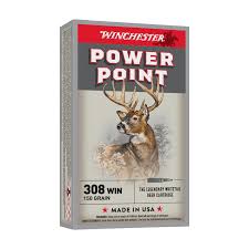 BALLES WINCHESTER POWER POINT CAL. .308 WIN MAG 150GR