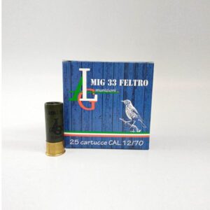 CARTOUCHES ALG MIG 33 FELTRO CAL 12/70 33GR