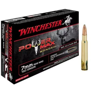 BALLES Winchester cal. 7 mm Rem Mag Power Max Bonded 150 GR