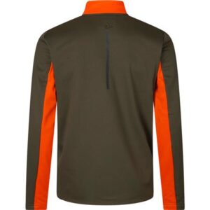 Veste Seeland Elliot fleece Pine green/Hi-Vis orange