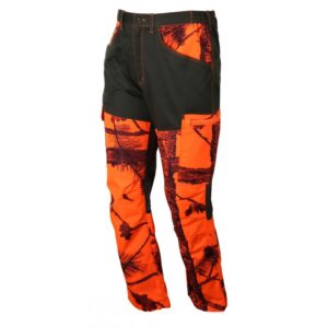 Pantalon de chasse renforcé Maquisard orange Camo treeland