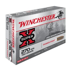BALLES  WINCHESTER POWER POINT CAL. 270 WIN 150GR 9