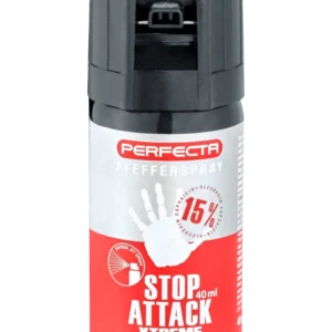 BOMBE GAZ STOP ATTACK XTREME POIVRE 40 ML PERFECTA ROUGE