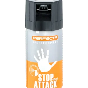 BOMBE GAZ STOP ATTACK POIVRE 40 ML PERFECTA JAUNE