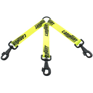 ACCOUPLES 3 CHIENS SANGLE JAUNE CANIHUNT