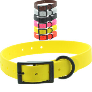 COLLIER CANIHUNT PVC 2,5 x 0.4 x 60 cm JAUNE