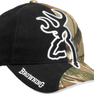 CASQUETTE BROWNING BIG BUCKMARCK NOIR/CAMO T. UNIQUE