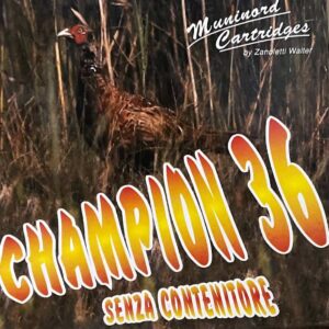 CARTOUCHES ZANOLETTI CHAMPION BIOR CAL 12/70   36Gr