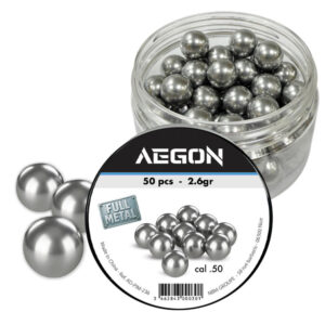 50 billes Full Métal Aluminium cal.50