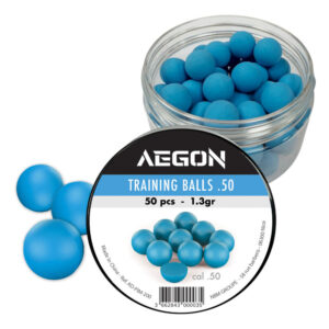 50 balles entrainement bleues ou orange selon arrivage cal.50