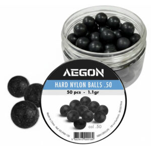 50 billes durcies nylon cal.50
