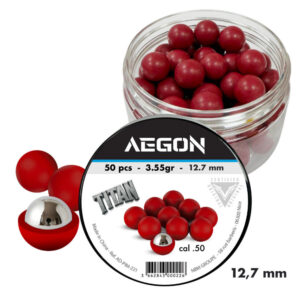 Bille défense Titan cal .50 cœur en acier