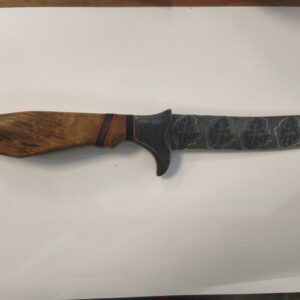 N°4 Couteau de chasse Damas artisanal