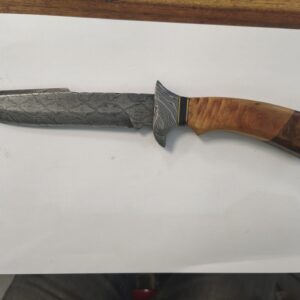 N° 5 Couteau de chasse damas artisanal