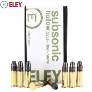 Munitions ELEY SUBSONIC 22LR X50 38gr