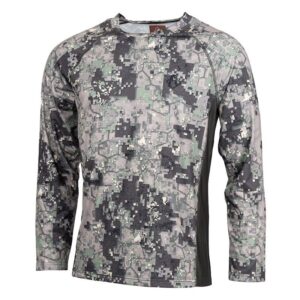 TEE-SHIRT MANCHE LONGUES STRETCH DIGITAL VERT